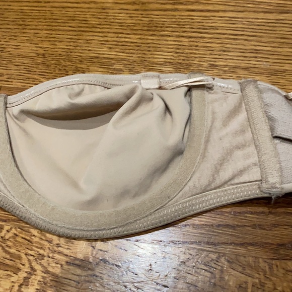 NWOT nude Lilyette strapless bra 34c - Picture 6 of 7